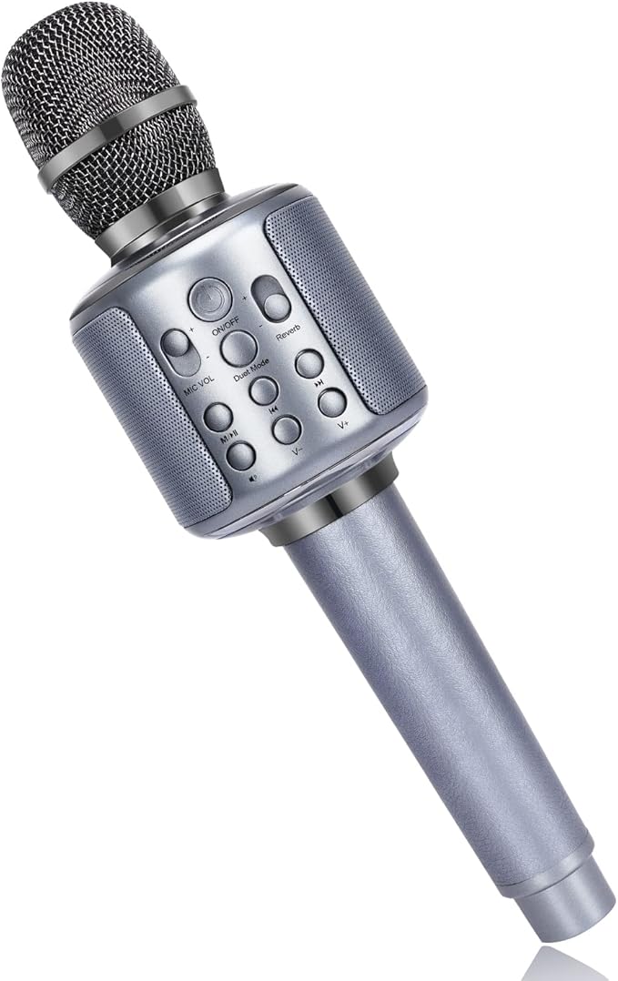 0 麦克风带扬声器,carpool 卡拉 ok 便携式麦克风